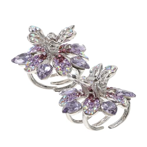 OSOLADY Haarschmuck Mädchen Set 2tlg Haarspangen Stabiles Metall Für Kinder Und Damen Nageldesign Zum Stylen von OSOLADY