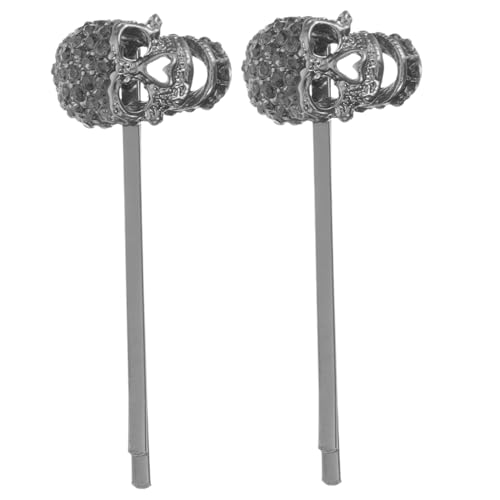 OSOLADY 2 Stücke Kristall Skeleton Haar Clips Halloween Schädel Barrette Frauen Haarschmuck Zubehör OSOLADY 2 Stücke Kristall Skeleton Haar Clips Halloween Schädel Barrette Frauen Haarschmuck Zubehör von OSOLADY