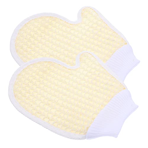 OSOLADY 2 Stücke Reinigung Körper Badehandschuhe Home Peeling Bath Handtücher Zurück Reiben Badwerkzeuge von OSOLADY