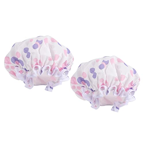 OSOLADY 2 Stücke Wasserdichte Badkappen Frauen Dusche Kappen Badekappen Make-up Caps Für Mädchen OSOLADY 2 Stücke Wasserdichte Badkappen Frauen Dusche Kappen Badekappen Make-up Caps Für Mädchen von OSOLADY