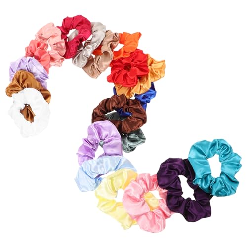 OSOLADY Haargummi Damen Satin Haargummis Für Ädchen Elastische Haargummis Dekorative Haarbänder Haarschmuck Für Teenager Vielseitige Haaraccessoires Verschiedenen Farben Scrunchies Haargummi OSOLADY Haargummi Damen Satin Haargummis Für Ädchen Elastische Haargummis Dekorative Haarbänder Haarschmuck Für Teenager Vielseitige Haaraccessoires Verschiedenen Farben Scrunchies Haargummi von OSOLADY