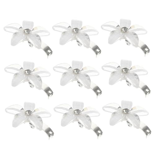 OSOLADY 20stücke Mini Blume Haarclips Strass Blumen Clips Für Mädchen Haardekorationen von OSOLADY