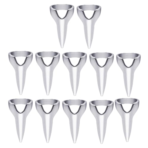 OSOLADY 20 Stück Metall Haar Separator Ringe für Haarstyling Friseurwerkzeuge für Kreative Frisuren für Halloween und Partys von OSOLADY