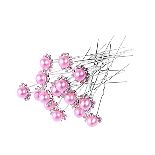OSOLADY 20stücke U-förmige Haarnadeln Mit Perlen Stilvolle Haaraccessoires Für Bräute Und Frauen Für Hochzeiten Feiern Und Täglichen Gebrauch von OSOLADY