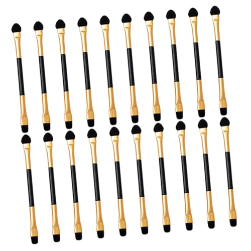 OSOLADY 20St doppelseitiger Lidschattenpinsel Pinsel-Make-up Make-up-Paletten Augenbrauenstift augenpinsel beauty pinsel kleiner Lidschattenpinsel Lidschatten Pinsel Faserwolle Golden OSOLADY 20St doppelseitiger Lidschattenpinsel Pinsel-Make-up Make-up-Paletten Augenbrauenstift augenpinsel beauty pinsel kleiner Lidschattenpinsel Lidschatten Pinsel Faserwolle Golden von OSOLADY