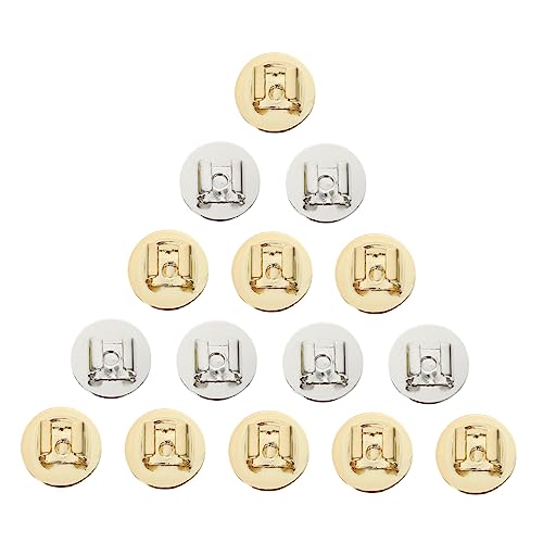 OSOLADY 20Stücke DIY Haarschmuck Haargummi Schnallen mit Weißen und Goldenen Charms DIY Materialien für Kreative Haaraccessoires für Mädchen von OSOLADY