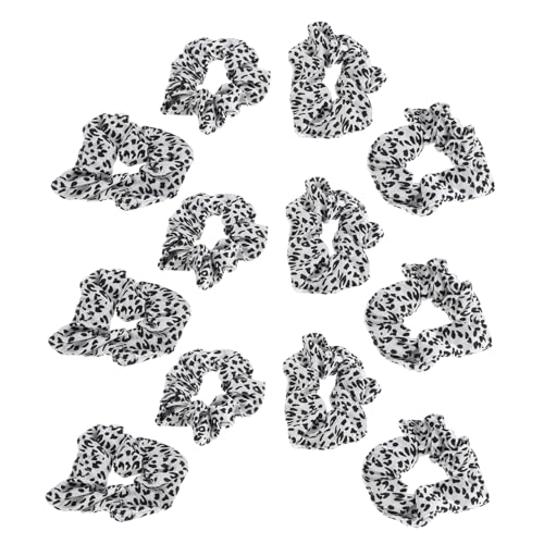 OSOLADY Trendy Haargummis Mit Leopardenmuster Für Damen Modisch Elastisch Pferdeschwanzhalter Bequemer Stoff von OSOLADY