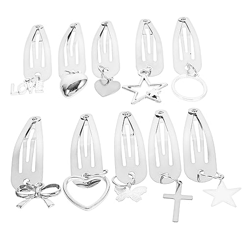 OSOLADY 20stücke Metall-haarspangen Für Mädchen Schnapp-haarnadeln Haarschmuck Haarspangen Für Verschiedene Frisuren Für Cosplay Und Alltag von OSOLADY