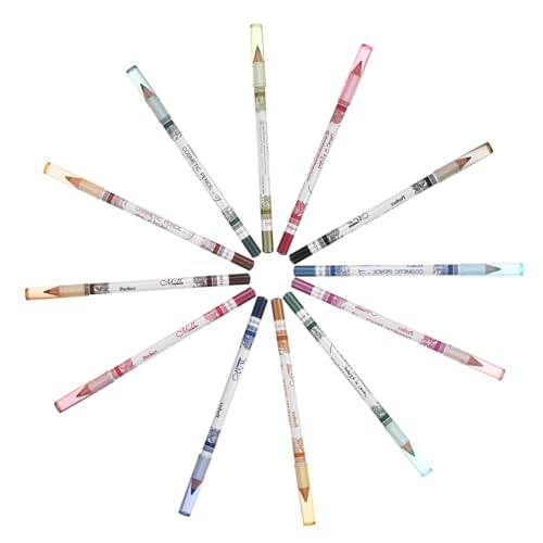 OSOLADY -teiliges Eyeliner-stift-set in 12 Farben Eyeliner Lipliner Stift Make-up-set für Frauen Tragbarer Lidschatten von OSOLADY