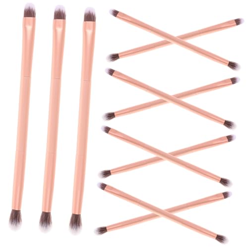 OSOLADY 24-teiliges Doppelseitiges Make-up-pinsel-set mit Aluminiumrohr Lidschatten Nasenkontur Textmarker Make-up-tools für Damen Griff Umfassendes Set von OSOLADY