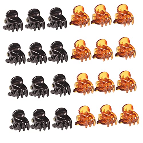 OSOLADY 24stücke Mini-haarspangen Aus Kunststoff Haarklammern Ohne Griffe Für Mädchen Und Frauen Styling-accessoires Für Alltag von OSOLADY
