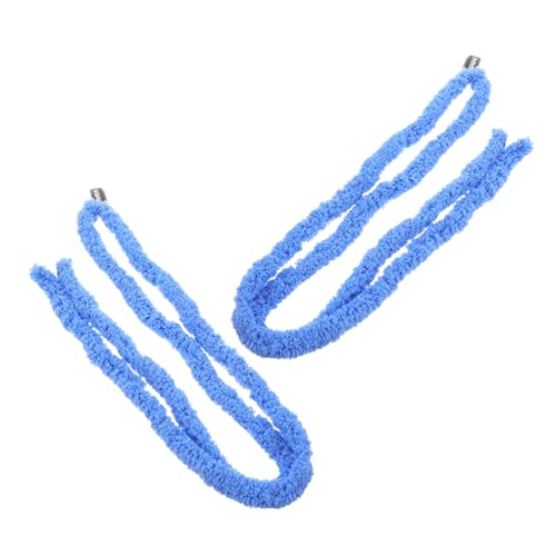 OSOLADY 2St Haarband haarbänder haarschmuck blau dreadlocks zubehör Haar Dekoration Haarverlängerungen aus Wolle Haarverlängerungen häkeln flechten haar zubehör Garn Blue von OSOLADY