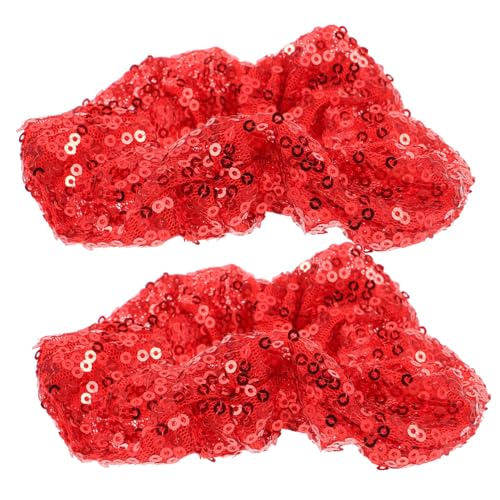OSOLADY Glitzerndes Haargummi Mit Pailletten Glitzernd Fluoreszierend Für Dehnbares Haar-accessoire Für Damen von OSOLADY