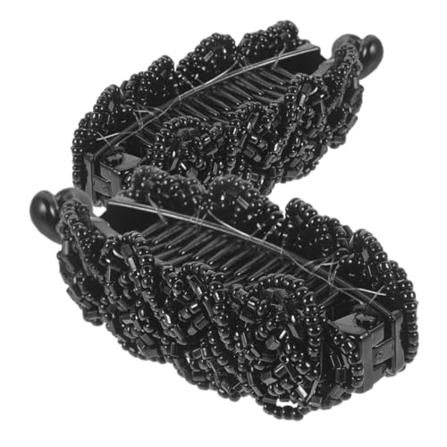 OSOLADY 2stücke Vintage Bananen-haarspangen Für Dickes Haar Elegante Haarclips Für Damen Haaraccessoire Als Pferdeschwanzhalter Und Haarschmuck von OSOLADY