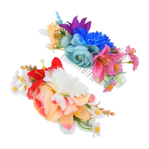 OSOLADY Blumen Für Haare 2st Rosafarbene Haarnadel Bachelorette-braut Mädchen Kopfbedeckungen Für Die Hochzeit Braut Haarkamm Blumiger Haarschmuck Braut Haarnadel Haarschmuck Mit Blumen Aus Stoff OSOLADY Blumen Für Haare 2st Rosafarbene Haarnadel Bachelorette-braut Mädchen Kopfbedeckungen Für Die Hochzeit Braut Haarkamm Blumiger Haarschmuck Braut Haarnadel Haarschmuck Mit Blumen Aus Stoff von OSOLADY