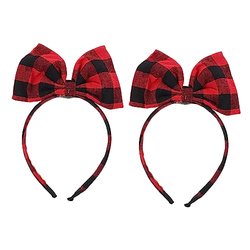 OSOLADY 2stücke Bowknot Stirnbänder Für Junge Mädchen Entzückender Haarschmuck Party Favors Foto Requisiten Kopfschmuck Mit Schleife von OSOLADY