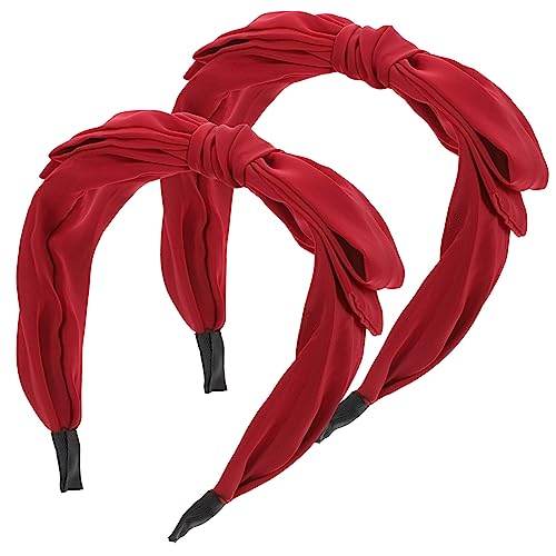 OSOLADY 2 Stück Schleifen Stirnbänder für Dekorative Haar Accessoires Stirnbänder mit Knoten Großes Haarschmuck für Partys Süßes Haarband für Mädchen OSOLADY 2 Stück Schleifen Stirnbänder für Dekorative Haar Accessoires Stirnbänder mit Knoten Großes Haarschmuck für Partys Süßes Haarband für Mädchen von OSOLADY