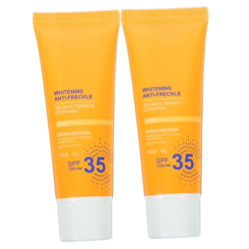 OSOLADY 2Stücke Feuchtigkeitsspendende Gesichtsgel Erfrischender UV Schutz für Damen für Reisen Wasserfest Fettend von OSOLADY