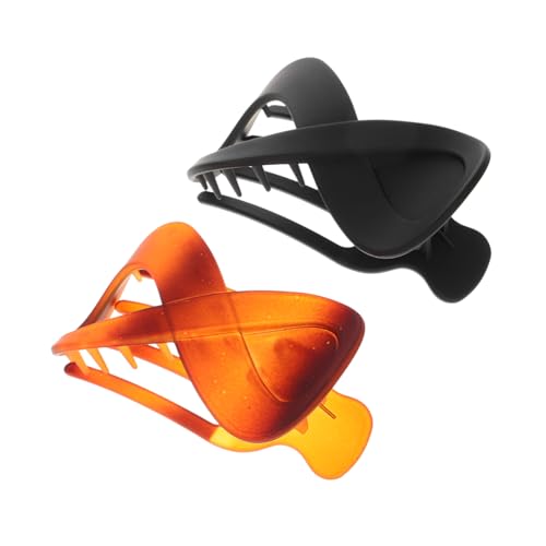 OSOLADY 2Stücke Förmige Haarklammern für Dickes Haar Schwarze und Joghurtkaffee Farbe Robuste Rutschfeste Clips für Damen Haaraccessoire für Einfach OSOLADY 2Stücke Förmige Haarklammern für Dickes Haar Schwarze und Joghurtkaffee Farbe Robuste Rutschfeste Clips für Damen Haaraccessoire für Einfach von OSOLADY