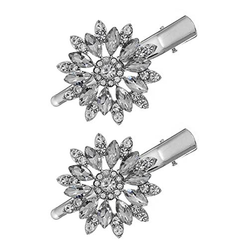 OSOLADY 2stücke Strass Blumen Haarnadel Haarspange Frauen Haar-accessoire Für Alltag Und Anlässe von OSOLADY