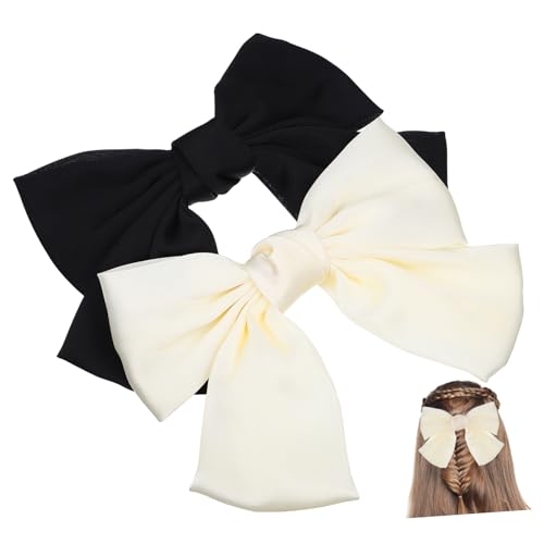 OSOLADY 2Stücke Haarspangen mit Schleife Haarschmuck Clips für Damen Trendige Haaraccessoires für Einfach zu Verwenden Angenehm OSOLADY 2Stücke Haarspangen mit Schleife Haarschmuck Clips für Damen Trendige Haaraccessoires für Einfach zu Verwenden Angenehm von OSOLADY
