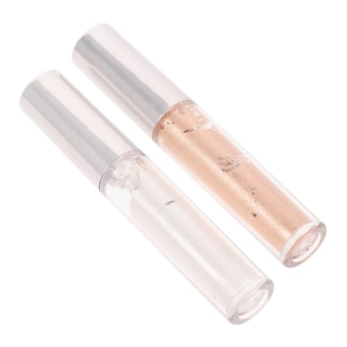 OSOLADY 2Stücke Hochwertiger Highlighter Flüssigkeit Glitzer Eyeliner Lidschatten Langlebig und Vielseitig für Augen Make Up und Festivals OSOLADY 2Stücke Hochwertiger Highlighter Flüssigkeit Glitzer Eyeliner Lidschatten Langlebig und Vielseitig für Augen Make Up und Festivals von OSOLADY