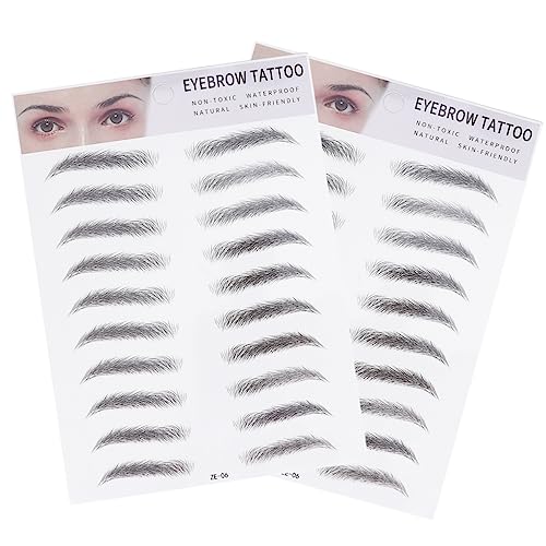 OSOLADY 2Stücke Künstliche Augenbrauen Aufkleber Haarähnliche Augenbrauen Transfers Für Männer Und Einfache Anwendung Für Spärliche Augenbrauen Schwarz Typ OSOLADY 2Stücke Künstliche Augenbrauen Aufkleber Haarähnliche Augenbrauen Transfers Für Männer Und Einfache Anwendung Für Spärliche Augenbrauen Schwarz Typ von OSOLADY