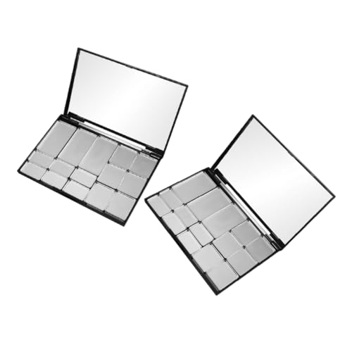 OSOLADY 2stücke Magnetische Lidschatten-palette-container Leere Make-up-behälter Für Diy Handwerk Nachfüllbare Tablett Für Lidschatten Lippenstift von OSOLADY