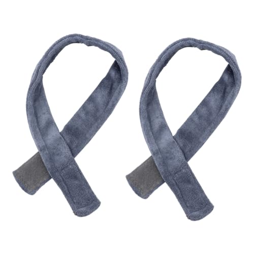 OSOLADY 2Stücke Multifunktionale Kopftücher Für Haarfärbung Saugnapf Handtuch Für Frisuren Spa Und Makeup Graue Haarband Für Damen Und Herren von OSOLADY