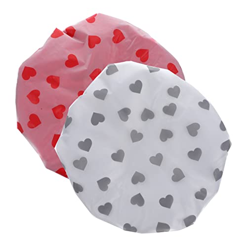 OSOLADY 2stücke Satin Badekappen Für Damen Multifunktionale Schlafhaube Und Duschhaube Weich Und Bequem Für Lange Haare Elastisch Und Wiederverwendbar Mikrofaser-innenfutter Für Optimalen von OSOLADY