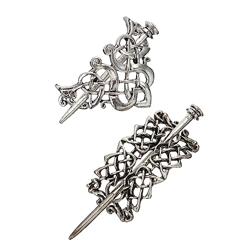 OSOLADY 2 Stücke Vintage Metallknoten Haarnadeln Haarspangen für Damen Haarschmuck für Freizeit Partys und Feiern OSOLADY 2 Stücke Vintage Metallknoten Haarnadeln Haarspangen für Damen Haarschmuck für Freizeit Partys und Feiern von OSOLADY