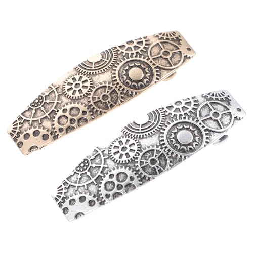 OSOLADY 2Stücke Vintage Metall Haarspangen aus Zinklegierung für Damen Retro Haaraccessoire für Dickes Haar Haarschmuck für Besondere Anlässe von OSOLADY