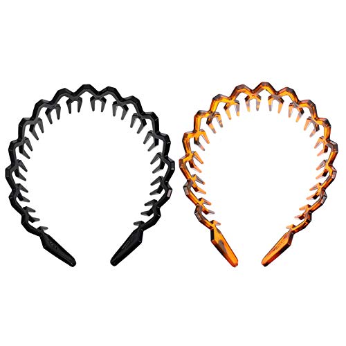 OSOLADY Stirnband 2 Stück aus Kunststoff mit Haifischzahn Design für Damen Haaraccessoires für Partys und Alltagsgebrauch OSOLADY Stirnband 2 Stück aus Kunststoff mit Haifischzahn Design für Damen Haaraccessoires für Partys und Alltagsgebrauch von OSOLADY