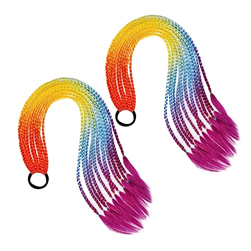 OSOLADY 2er-pack Geflochtene Pferdeschwanzverlängerung Echthaar Lockige Haarseile Pferdeschwanzhalter Zöpfe Elastische Haargummis Für Frauen Und Mädchen OSOLADY 2er-pack Geflochtene Pferdeschwanzverlängerung Echthaar Lockige Haarseile Pferdeschwanzhalter Zöpfe Elastische Haargummis Für Frauen Und Mädchen von OSOLADY