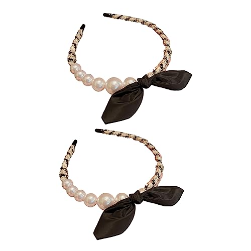OSOLADY 2pcs Frauen Stirnband Fashion Pearl Kaninchenohr Stirnband Mädchen Haarzubehör Accessoires OSOLADY 2pcs Frauen Stirnband Fashion Pearl Kaninchenohr Stirnband Mädchen Haarzubehör Accessoires von OSOLADY