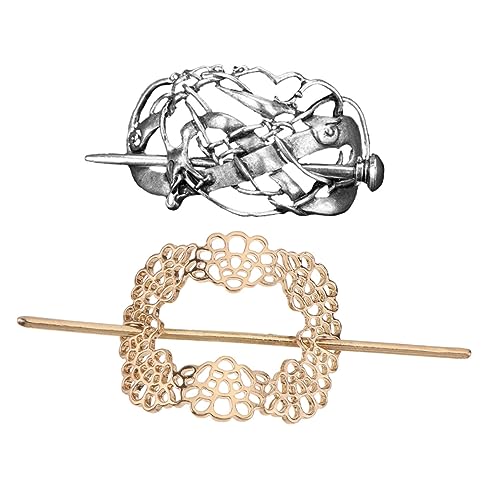 OSOLADY 2pcs Viking Haarhaarpins Schmuck Große Haarstick Frauen Haarstock OSOLADY 2pcs Viking Haarhaarpins Schmuck Große Haarstick Frauen Haarstock von OSOLADY