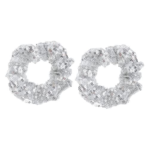 OSOLADY 2 Stück Haargummis mit Pailletten Weihnachtlich Glitzerndes Haargummi für Frauen Elastischer Pferdeschwanzhalter Kreatives Design Modische Haarseile für Die Dekoration Zu Hause oder Im Hotel OSOLADY 2 Stück Haargummis mit Pailletten Weihnachtlich Glitzerndes Haargummi für Frauen Elastischer Pferdeschwanzhalter Kreatives Design Modische Haarseile für Die Dekoration Zu Hause oder Im Hotel von OSOLADY