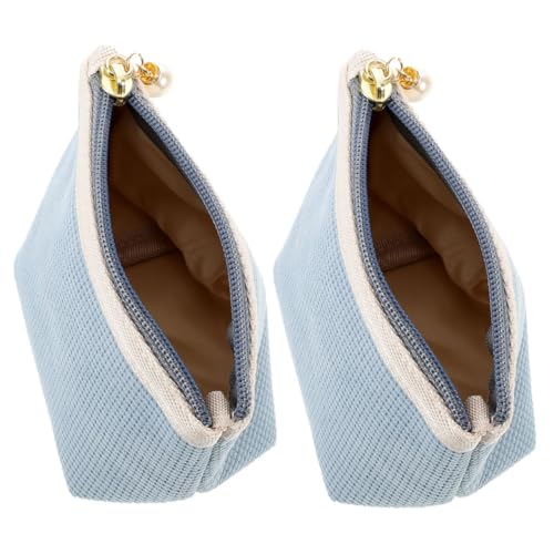 OSOLADY 2stücke Mini Kosmetiktasche Für Frauen Praktischer Reise-Organizer Tragbare Und Süße Make-up Pouch Für Lippenstifte Und Kleine Essentials von OSOLADY