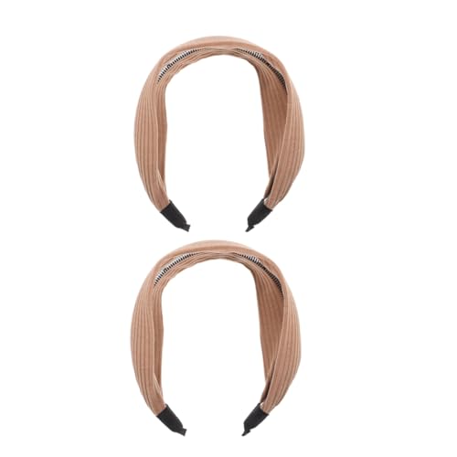 OSOLADY 2stücke Nonslip Haarband Für Frauen Dekorative Kopfband Für Alltag Und Besondere Anlässe Komfortable Und Robuste Stoffe Für Teenager Und Damen von OSOLADY