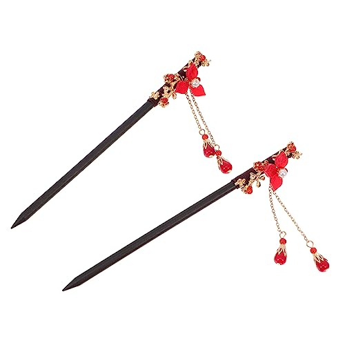 OSOLADY 2stücke Antiker Chinesischer Haarnadel Klassischer Weiblicher Haarnadel Dekorativer Kopf-schmuck Exquisiter Kopfschmuck Für Frauen Vintage-haar-ornament von OSOLADY
