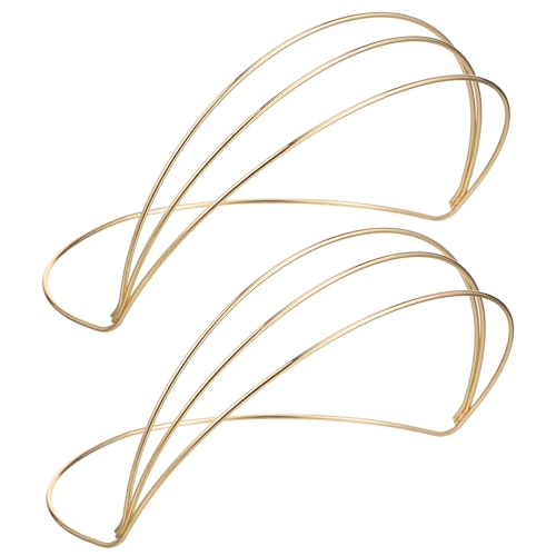 OSOLADY 2stücke Diy Kronenrahmen Aus Eisen Kopfschmuckrahmen Für Brautschmuck Haarschmuckbasis Zum Selbermachen Kronenbasis Und Zubehör Für Kopfbedeckungen von OSOLADY