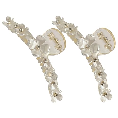 OSOLADY 2stücke Große Blumen-haarklammern Haar-accessoire Für Damen Und Mädchen Einfach Zu Tragen Robust Und Langlebig Für Dünnes Und Dickes Haar von OSOLADY