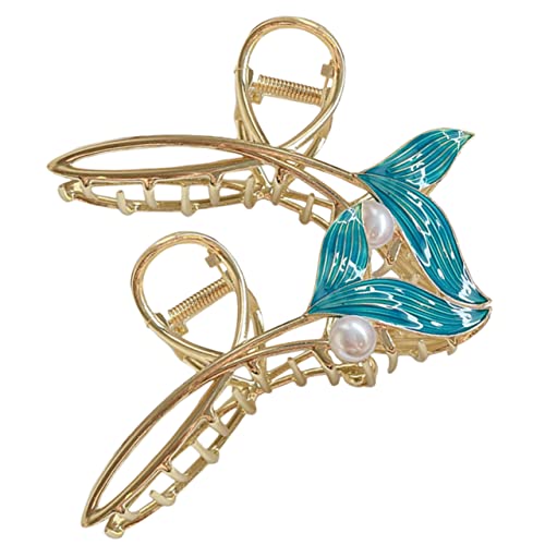 OSOLADY 2stücke Große Haarklammern Im Meerjungfrau-design Elegante Haarclips Für Frauen Stilvolles Haarstyling-zubehör Für Dickes Langes Haar Praktische Und Langlebige Klauenclips in Bezau von OSOLADY