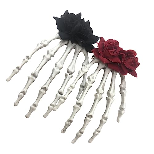 OSOLADY 2stücke Halloween Haarclips Mit Schädel-design Rutschfeste Haarnadeln Für Party Und Kostüme Zufällige Farben Halloween-dekoration Für Damen Und Mädchen OSOLADY 2stücke Halloween Haarclips Mit Schädel-design Rutschfeste Haarnadeln Für Party Und Kostüme Zufällige Farben Halloween-dekoration Für Damen Und Mädchen von OSOLADY