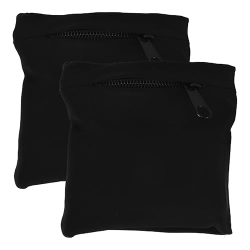 OSOLADY 2stücke Handgelenktasche Schwarz Sportliches Armband Für Handy Geldbörse Wertgegenstände Schweiß Und Regenschutz Für Joggen Radfahren Fitness-aktivitäten von OSOLADY