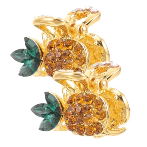 OSOLADY 2stücke Legierte Haarnadeln Mit Diamant-pineapple- Haarschmuck Für Mädchen Und Frauen Für Partys Und Alltagsmode von OSOLADY
