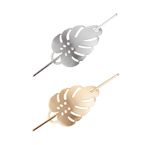 OSOLADY 2stücke Metall Haarnadeln Für Frauen Dekorative Haarnadeln Weiblicher Haarschmuck Langlebiges Material Leicht Und Tragekomfortabel Für Bankette Partys Und Andere Anlässe von OSOLADY