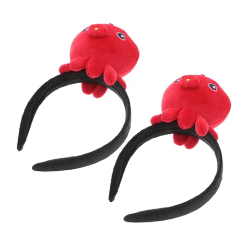 OSOLADY 2stücke Rotes Oktopus-haarband Lustiges Meereswesen-stirnband Für Unterwasser-partys Strand-dekorationen Und Spaßige Fotoshootings Für Feiern Und Events OSOLADY 2stücke Rotes Oktopus-haarband Lustiges Meereswesen-stirnband Für Unterwasser-partys Strand-dekorationen Und Spaßige Fotoshootings Für Feiern Und Events von OSOLADY