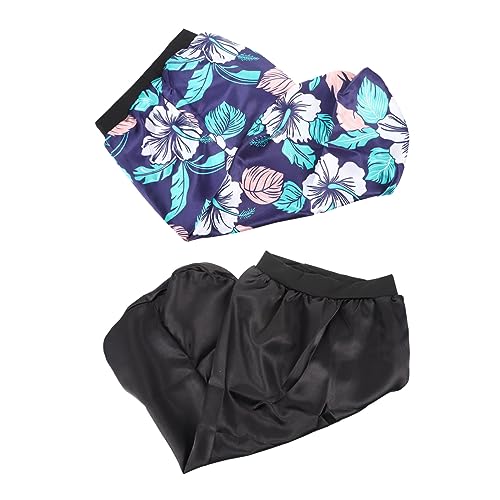 OSOLADY 2stücke Satin Schlafhaube Für Damen Elastische Lange Haarhaube Blättermuster Für Natürliche Locken Zöpfe Und Frizziges Haar Atmungsaktiv Und Flexibel OSOLADY 2stücke Satin Schlafhaube Für Damen Elastische Lange Haarhaube Blättermuster Für Natürliche Locken Zöpfe Und Frizziges Haar Atmungsaktiv Und Flexibel von OSOLADY