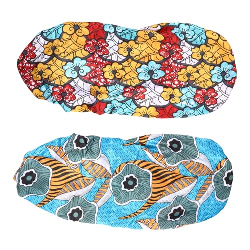 OSOLADY 2stücke Schlaf Haarhaube Mit Gummiband Für Lange Haare Zöpfe Und Lockiges Haar Schützt Kopfhaut Und Feuchtigkeit Für Reisen Geschenk Für Frauen von OSOLADY